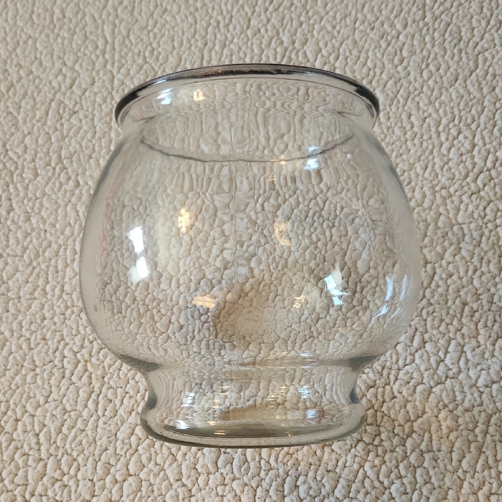 Vibrant Life Footed Glass Fish Bowl